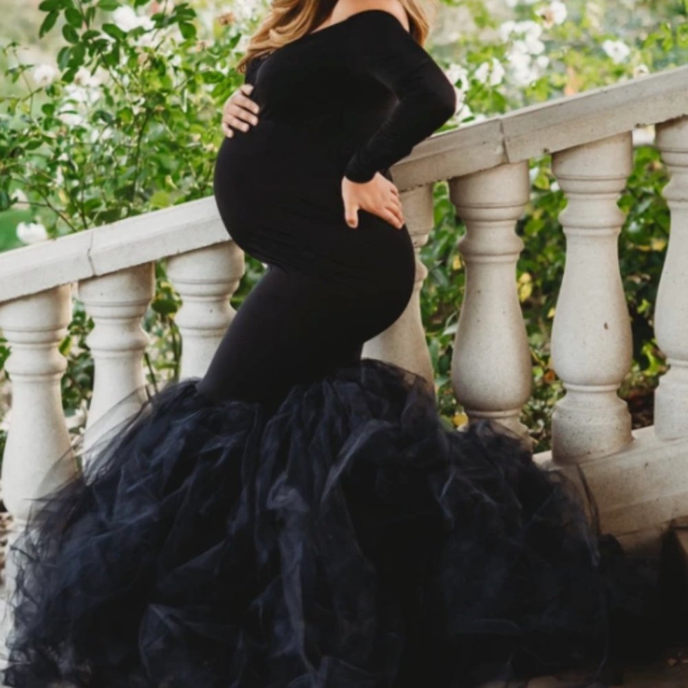 Maternity Tulle Gown